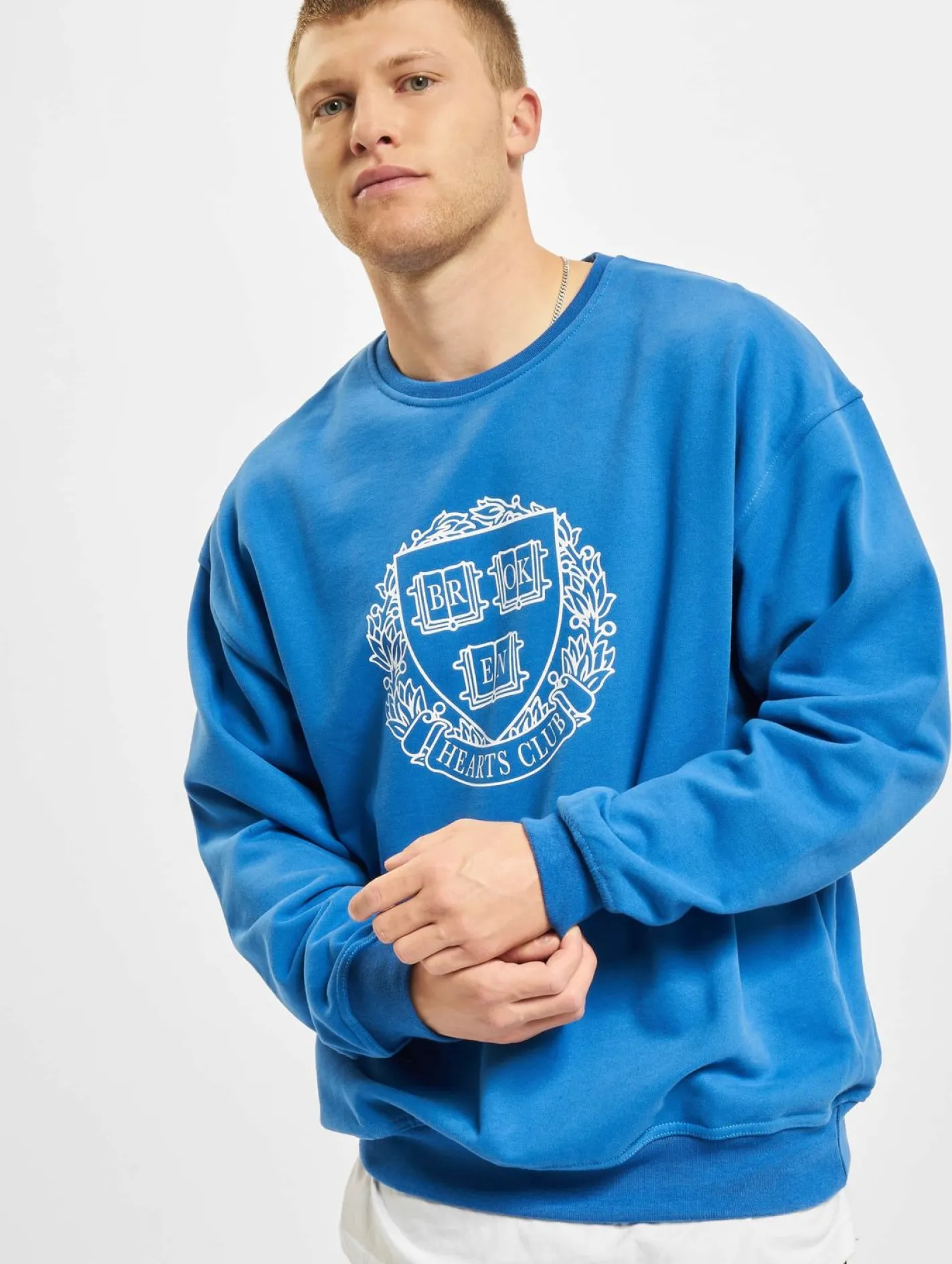 Sweater & Pullover|Pullover & Sweater*KEINE LIEBE Broken Heart Jungen Pullover blau