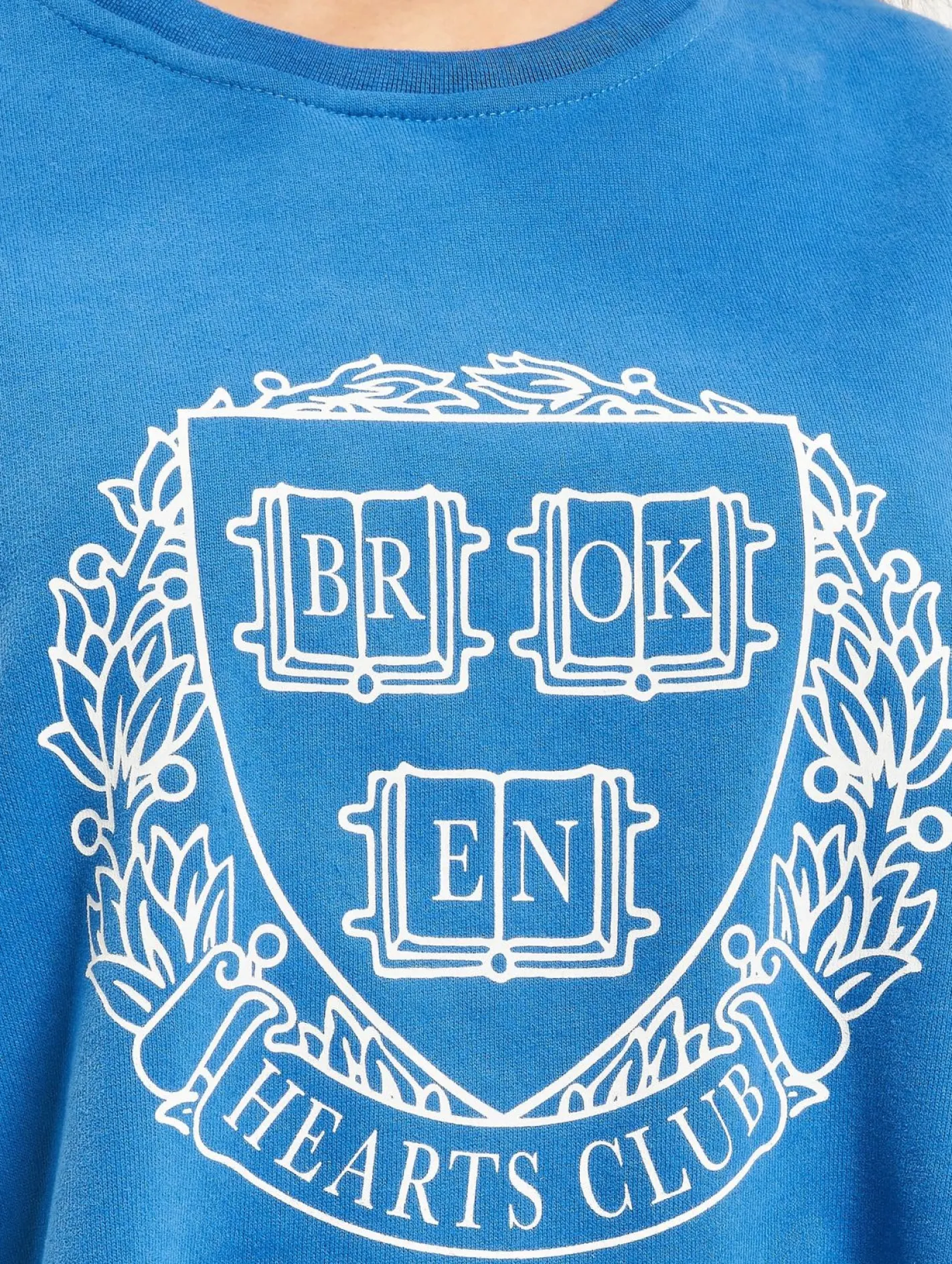 Sweater & Pullover|Pullover & Sweater*KEINE LIEBE Broken Heart Jungen Pullover blau