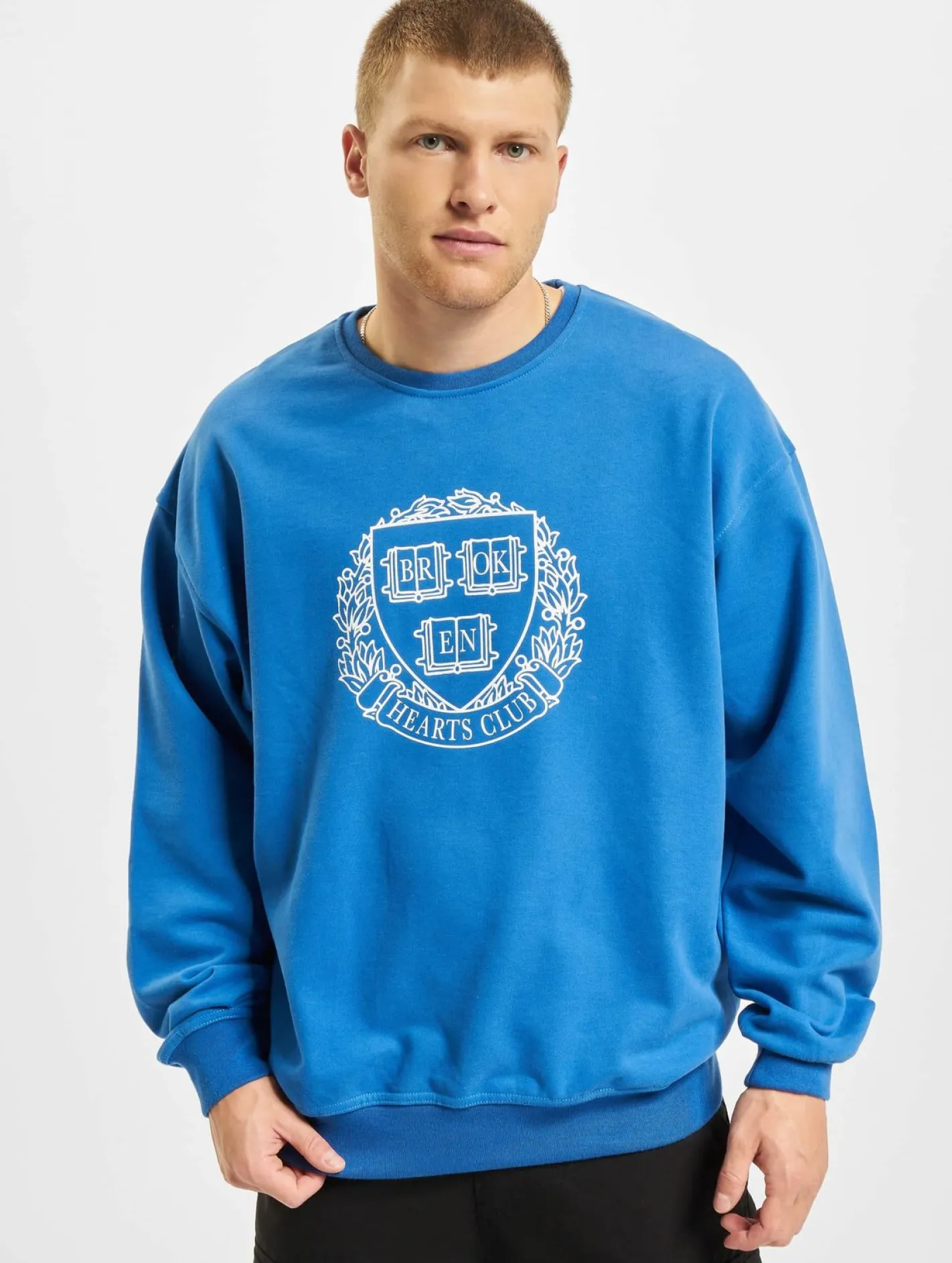 Sweater & Pullover|Pullover & Sweater*KEINE LIEBE Broken Heart Jungen Pullover blau