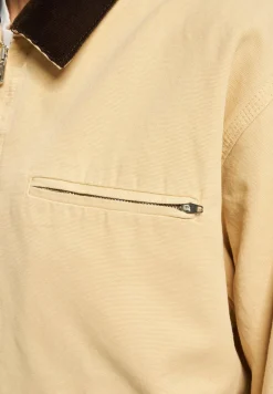 Mäntel & Jacken|Jacken & Mäntel*KEINE LIEBE Canvas Jeansjacke beige