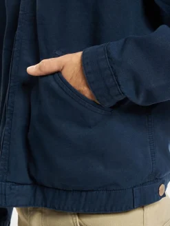 Mäntel & Jacken|Jacken & Mäntel*KEINE LIEBE Canvas Jeansjacke blau