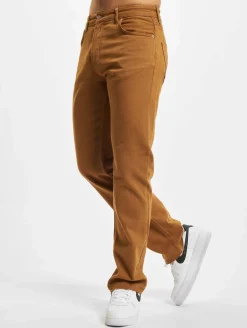 Hosen & Jeans|Jeans & Hosen*KEINE LIEBE Loosefit Denim Mittelbraun