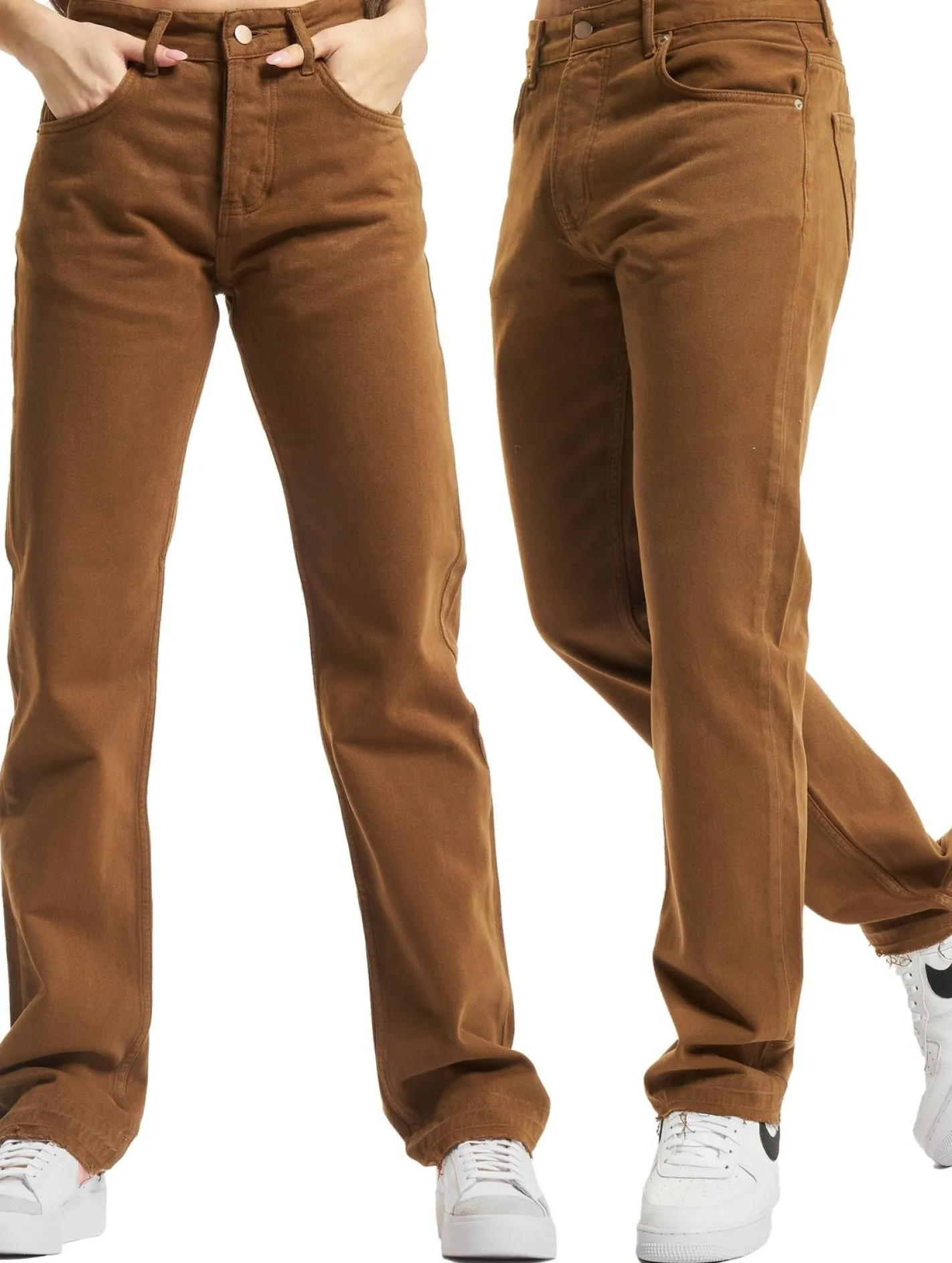 Hosen & Jeans|Jeans & Hosen*KEINE LIEBE Loosefit Loose Fit Jeans braun