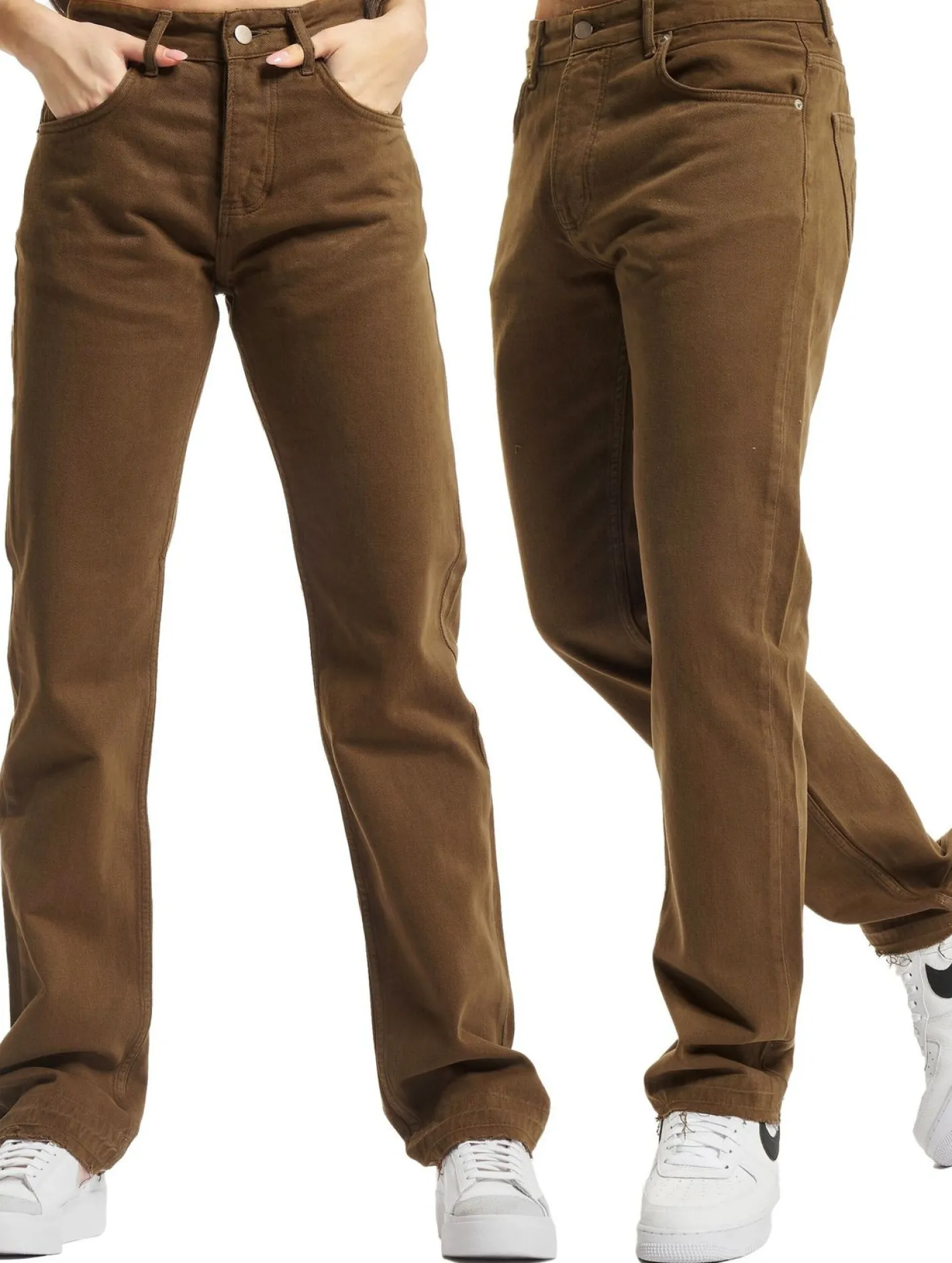 Hosen & Jeans|Jeans & Hosen*KEINE LIEBE Loosefit Loose Fit Jeans braun