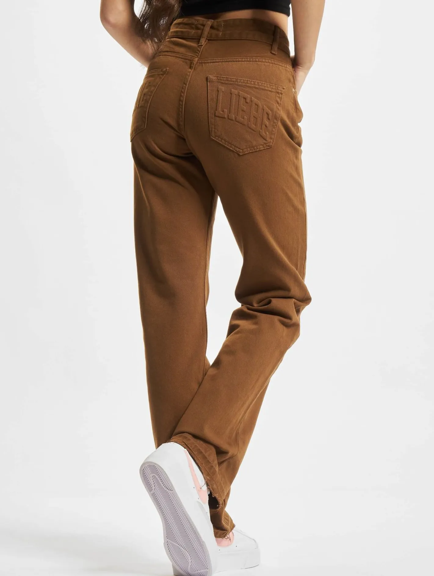 Hosen & Jeans|Jeans & Hosen*KEINE LIEBE Loosefit Loose Fit Jeans braun