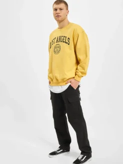 Sweater & Pullover|Pullover & Sweater*KEINE LIEBE Lost Angeles Pullover gelb