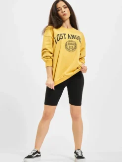 Sweater & Pullover|Pullover & Sweater*KEINE LIEBE Lost Angeles Pullover gelb