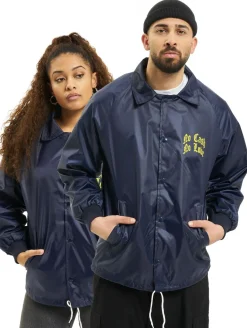 Mäntel & Jacken|Jacken & Mäntel*KEINE LIEBE No Love Leichte Jacke blau