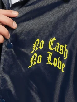 Mäntel & Jacken|Jacken & Mäntel*KEINE LIEBE No Love Leichte Jacke blau