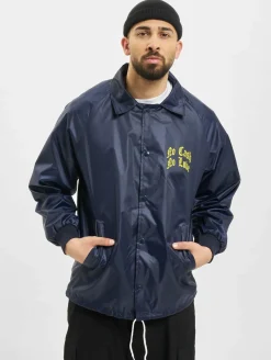 Mäntel & Jacken|Jacken & Mäntel*KEINE LIEBE No Love Leichte Jacke blau