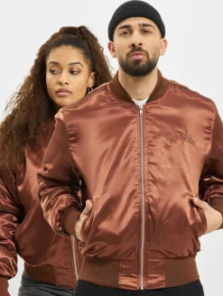 Mäntel & Jacken|Jacken & Mäntel*KEINE LIEBE Old Bomber Bomberjacke braun