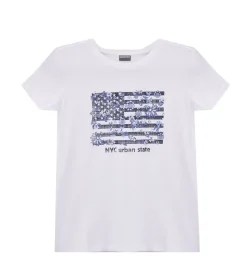 T-Shirts & Tank Tops*KIDSWORLD Kinder T-Shirt für Mädchen mit Front-Print Sommer-Shirt 56819715 Weiß