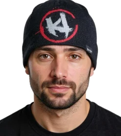 Caps & Mützen*BioworldMerch Killer Instinct Beanie kuschelige Gaming-Mütze stylische Strick-Beanie Fan-Artikel KC230307RAR Schwarz