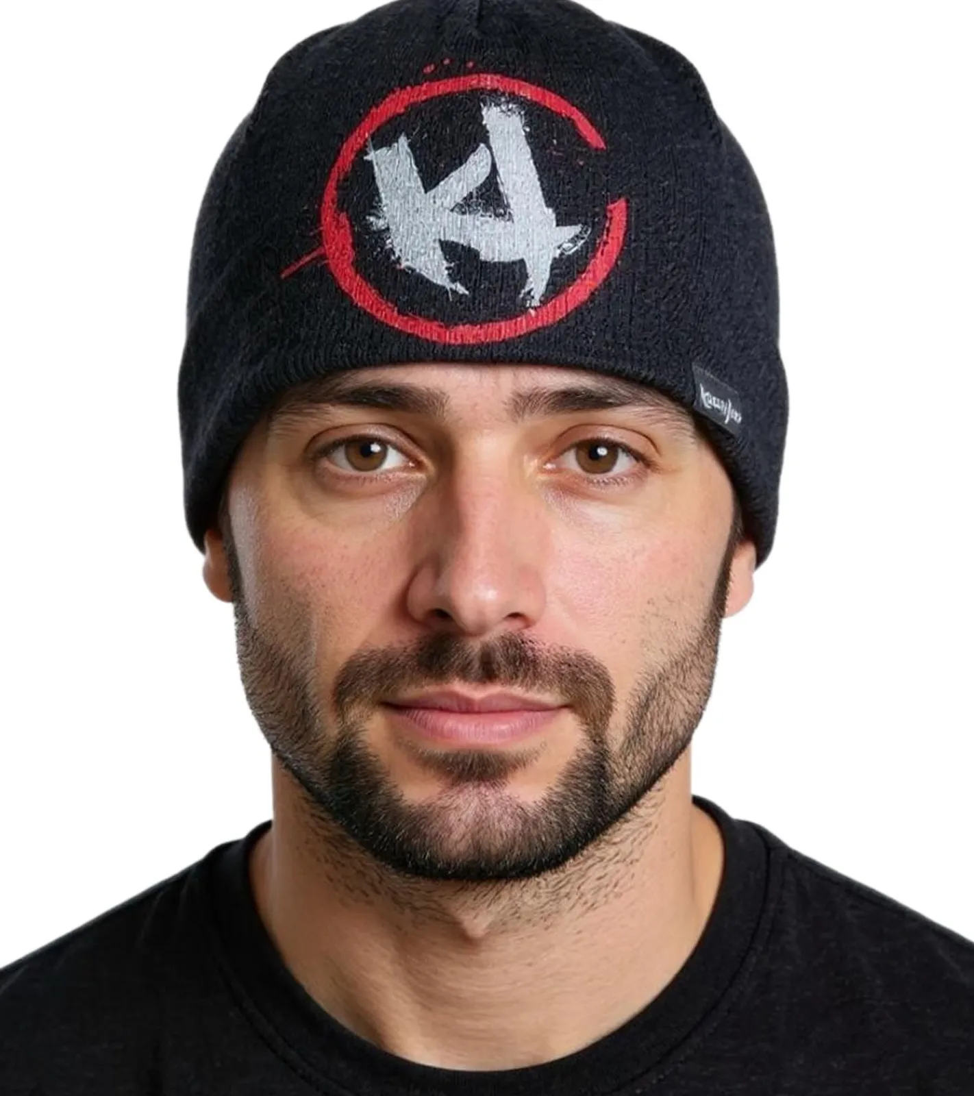 Caps & Mützen*BioworldMerch Killer Instinct Beanie kuschelige Gaming-Mütze stylische Strick-Beanie Fan-Artikel KC230307RAR Schwarz