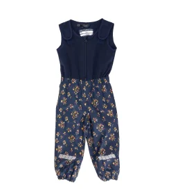 Camping & Outdoor|Jeans & Hosen*O46bpx Kinder Regenhose mit reflektierenden Streifen Thermo-Latzhose für Jungen und Mädchen mit Blumen Muster Matsch-Hose Buddelhose 903967 Dunkel-Blau