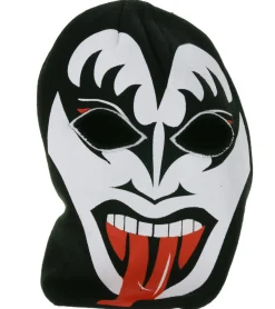 Caps & Mützen*BioworldMerch KISS Beanie mit großem Front-Print Strick-Mütze Fan-Beanie mit Logo im Nacken SK162063KIS Schwarz