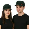 Caps & Mützen*BioworldMerch KORN Unisex Baumwoll-Cap im millitärischen Schnitt mit leicht gebogenen Schnitt Schwarz/Rot