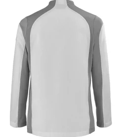 Jacken & Mäntel*LAFONT Frenesie Herren Küchen-Jacke mit nahtlosem Stehkragen Arbeits-Jacke 160 g/m² Gastro Berufsbekleidung Gastronomie Koch-Jacke 78567469 Weiß/Grau