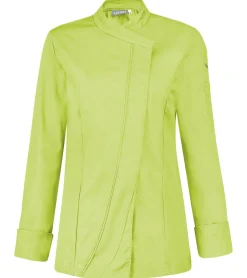 Mäntel & Jacken*LAFONT Saffron Damen Küchen-Jacke mit doppelter Passe Arbeits-Jacke 180 g/m² Gastro Berufsbekleidung Gastronomie Koch-Jacke 50741500 Anis-Grün