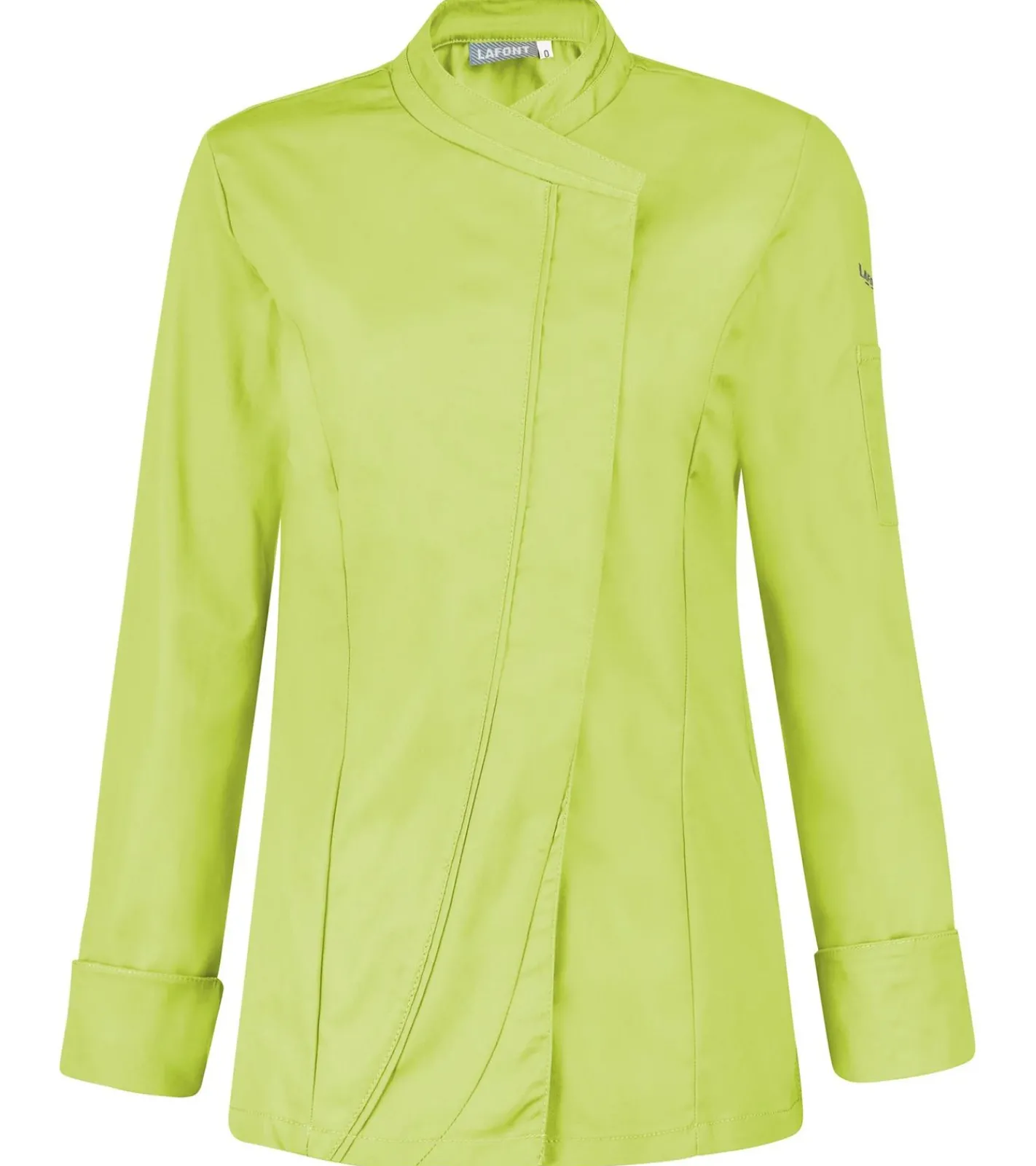 Mäntel & Jacken*LAFONT Saffron Damen Küchen-Jacke mit doppelter Passe Arbeits-Jacke 180 g/m² Gastro Berufsbekleidung Gastronomie Koch-Jacke 50741500 Anis-Grün