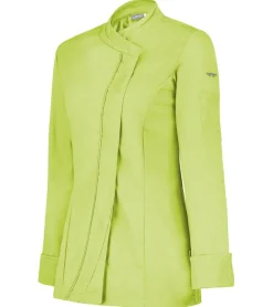 Mäntel & Jacken*LAFONT Saffron Damen Küchen-Jacke mit doppelter Passe Arbeits-Jacke 180 g/m² Gastro Berufsbekleidung Gastronomie Koch-Jacke 50741500 Anis-Grün
