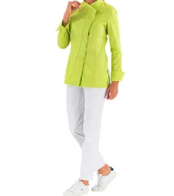 Mäntel & Jacken*LAFONT Saffron Damen Küchen-Jacke mit doppelter Passe Arbeits-Jacke 180 g/m² Gastro Berufsbekleidung Gastronomie Koch-Jacke 50741500 Anis-Grün