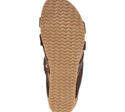 Zehentrenner & Sandalen*LAZAMANI Damen Pantoletten modische Sommer-Schuhe Zehen-Trenner 75.715 Braun