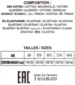 Kinder-Unterwäsche*les petites bombes Kinder Slip für Jungen und Mädchen mit Baumwoll-Stretch Unterwäsche Teenager Unterhose LPB/4/BC2/FX2/A Orange