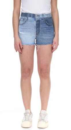 Shorts & Bermudas*LEVI´S 501 Damen Jeans-Shorts mit ausgefransten Abschlüssen Denim kurze Hose A53140000 Blau