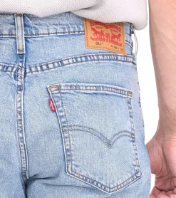 Jeans & Hosen*LEVI´S 511 Herren Jeans-Hose im 5-Pocket-Style Baumwoll-Hose Slim-Fit Denim-Hose 45115236 Blau