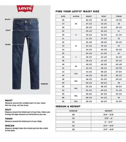 Jeans & Hosen*LEVI´S 511 Herren Jeans-Hose im 5-Pocket-Style Baumwoll-Hose Slim-Fit Denim-Hose 45115236 Blau