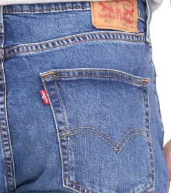 Jeans & Hosen*LEVI´S 511 Herren Jeans-Hose im 5-Pocket-Style Baumwoll-Hose Slim-Fit Stretch Denim-Hose 45115536 Blau