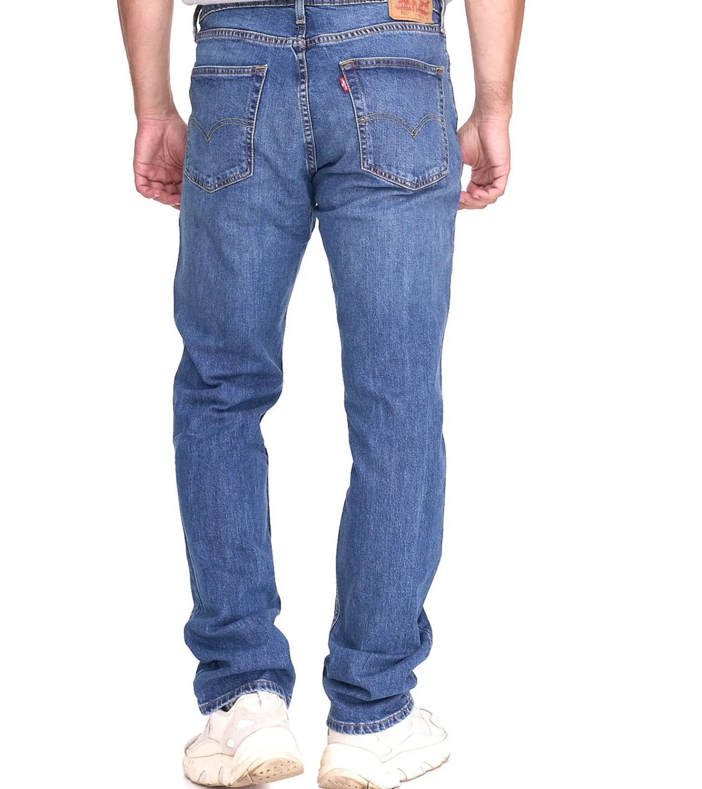 Jeans & Hosen*LEVI´S 511 Herren Jeans-Hose im 5-Pocket-Style Baumwoll-Hose Slim-Fit Stretch Denim-Hose 45115536 Blau