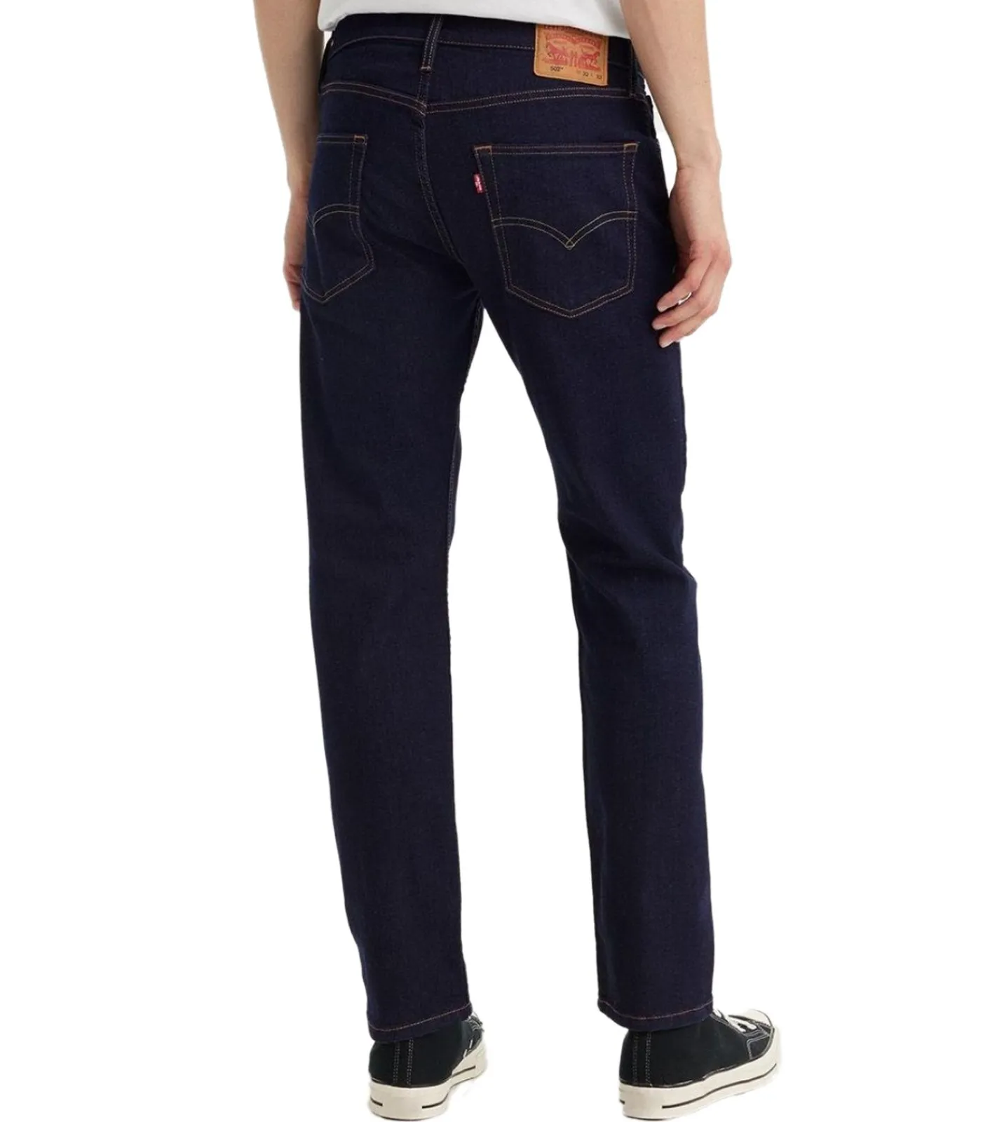 Jeans & Hosen*LEVI´S LEVI`S 502 Taper Herren Jeans im 5-Pocket-Style Denim-Hose Baumwoll-Hose 295070036 Dunkelblau