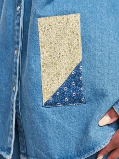 Poloshirts & Blusen*LEVI´S Dorsey XL Westernhemd AA020 Indigo Destructed