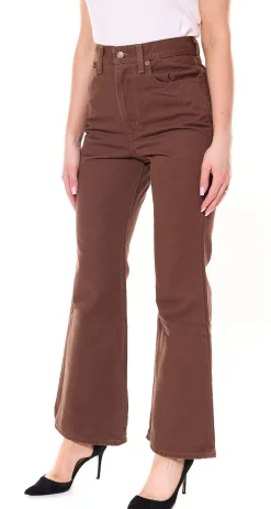 Hosen & Jeans*LEVI´S 70s FLARE Damen High Waist Schlag-Hose 5-Pocket Denim-Hose 78620215 Braun