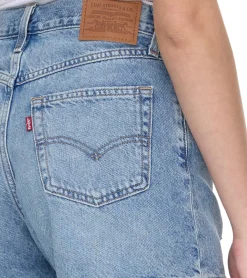 Shorts & Bermudas*LEVI´S 80s Mom Damen Shorts im Destroyed-Look Baumwoll-Hose Denim kurze Hose A46950001 Blau