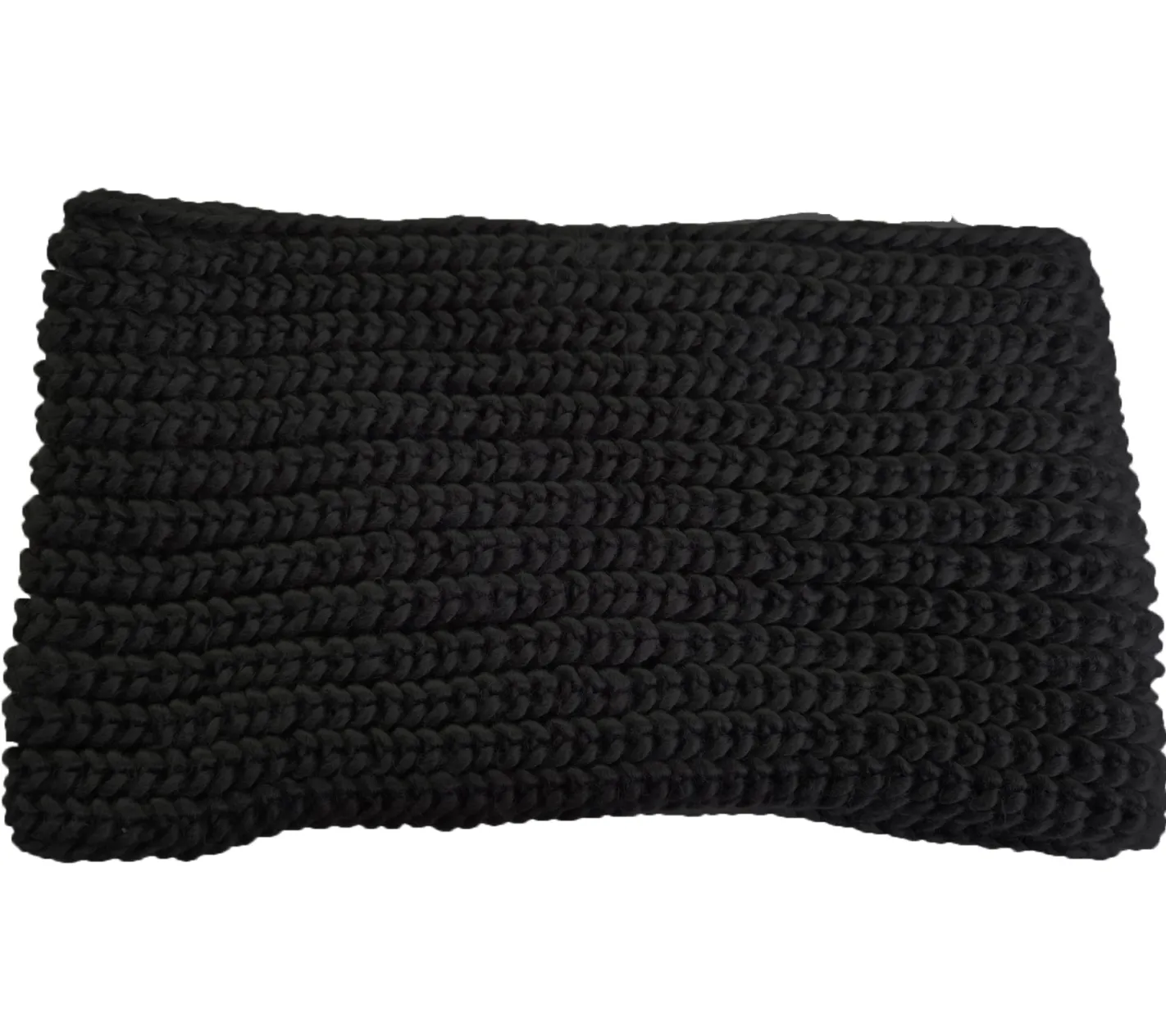 Handschuhe & Schals*BioworldMerch Loopschal breiter Rund-Schal für Damen und Herren schlichter Strick-Schal SF158163PLB Schwarz