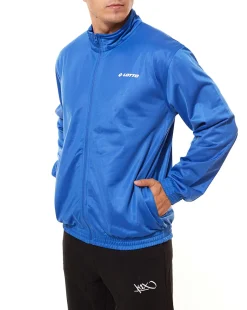 Pullover & Sweater|Sportoberbekleidung*LOTTO Herren Sweat-Jacke mit durchgehendem Reißverschluss Trainings-Jacke MTGW10007PEN Blau