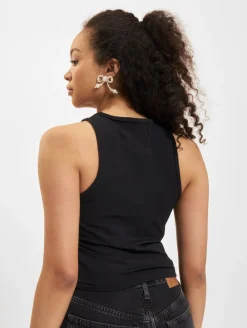 Tops & T-Shirts*Low Lights Studios Superstar Crop Top schwarz schwarz