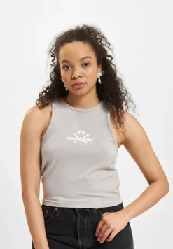 Tops & T-Shirts*Low Lights Studios Superstar Crop Top hellgrau hellgrau