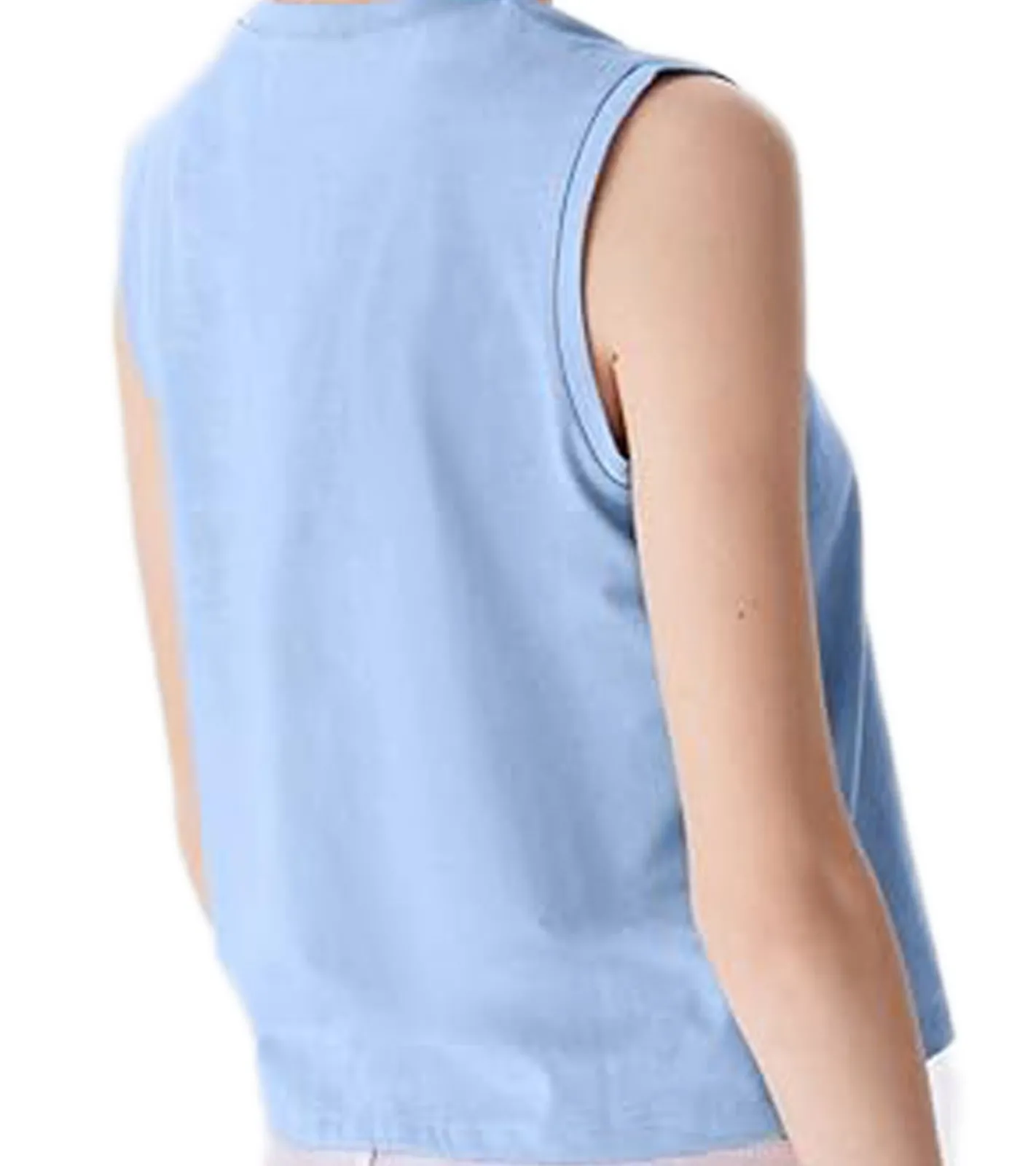 Tops & T-Shirts*LTB DANOLO Damen Tank-Top Baumwoll-Shirt ärmelloses Sommer-Shirt 74457863 Hellblau