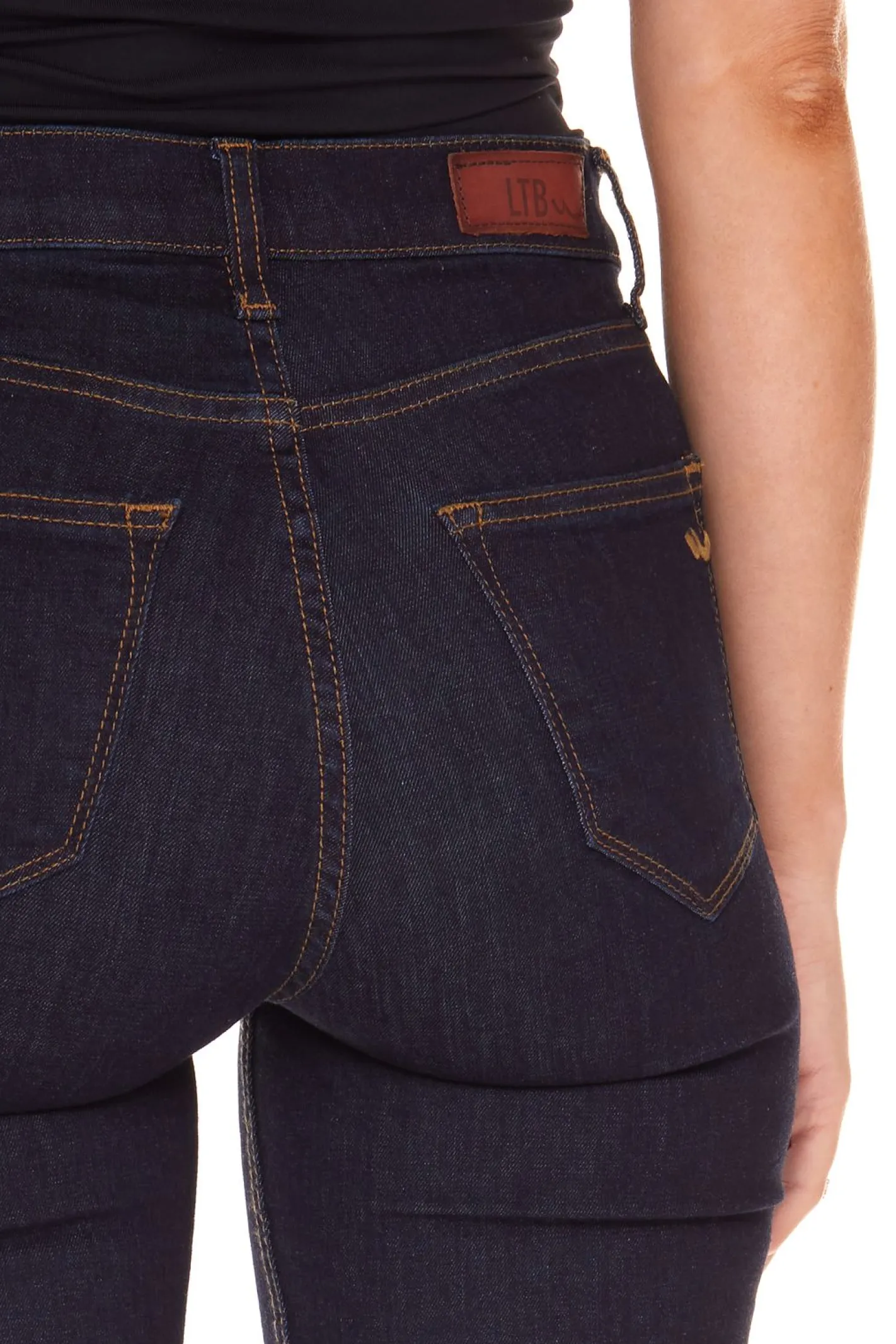 Hosen & Jeans*LTB Tanya B Damen High Waist Jeans Skinny Denim-Hose mit Rinsed-Waschung 51132 12890 082 Blau