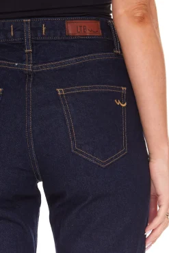 Hosen & Jeans*LTB Victoria Damen Straight Fit Jeans mit Rinsed-Waschung Denim-Hose 51366 14678 082 Dunkelblau