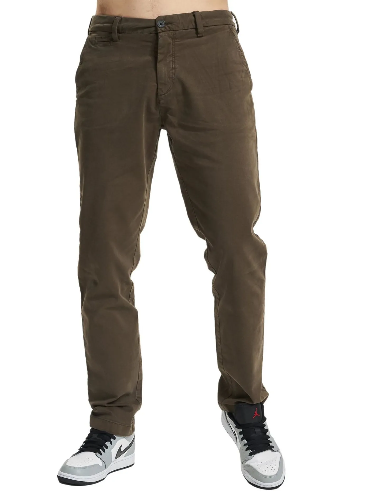 Jeans & Hosen*LYLE & SCOTT Straight Fit Chino oliv