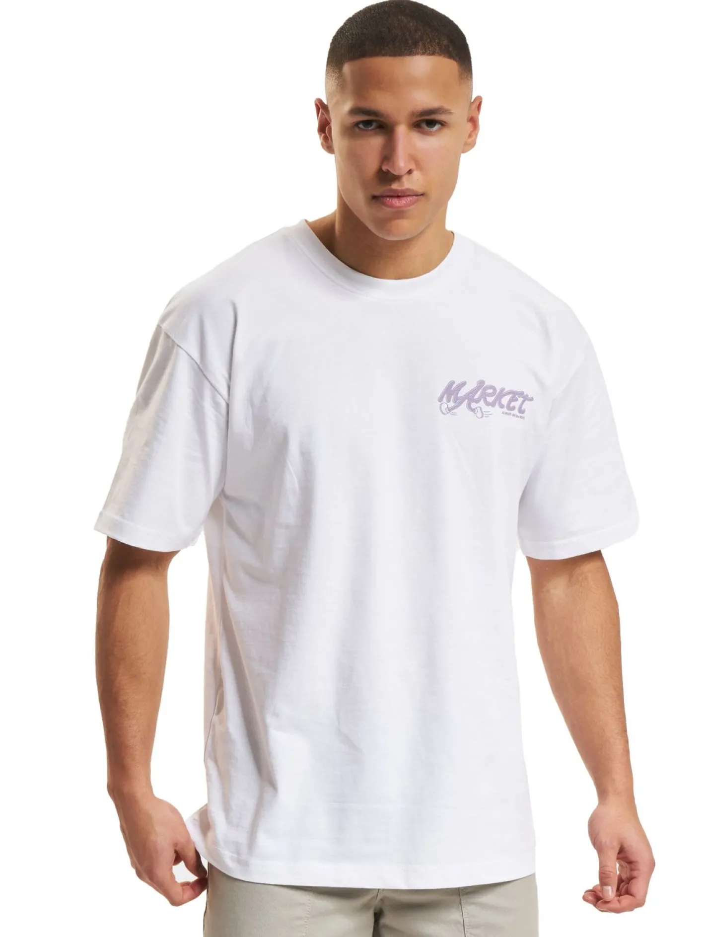 T-Shirts & Tank Tops*Market Audioman T-Shirts weiß