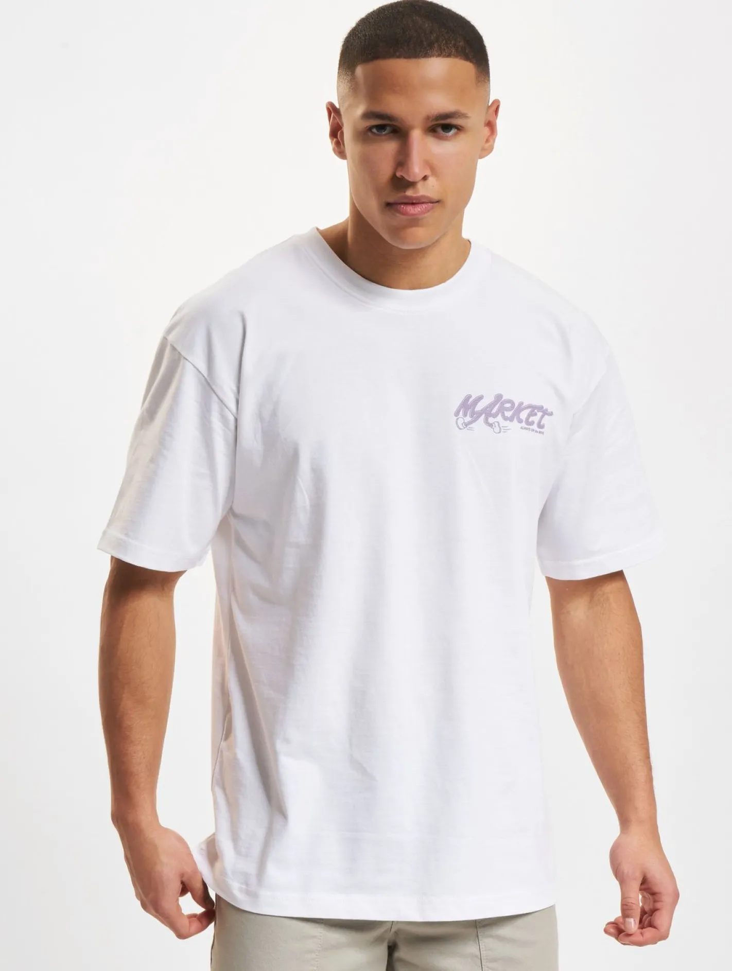 T-Shirts & Tank Tops*Market Audioman T-Shirts weiß