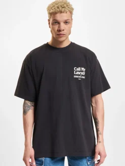 T-Shirts & Tank Tops*Market Call My Lawyer T-Shirts verwaschen schwarz