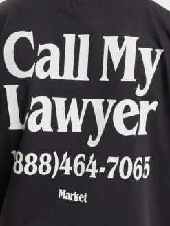 T-Shirts & Tank Tops*Market Call My Lawyer T-Shirts verwaschen schwarz