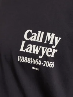 T-Shirts & Tank Tops*Market Call My Lawyer T-Shirts verwaschen schwarz